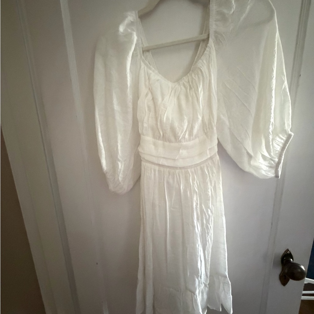 Amazon Long Sleeve White Dress
